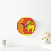 スリランカ ラウンド壁時計 (ホーム)