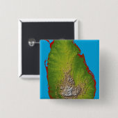 スリランカ 缶バッジ (正面&裏面)