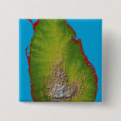 スリランカ 缶バッジ (正面)