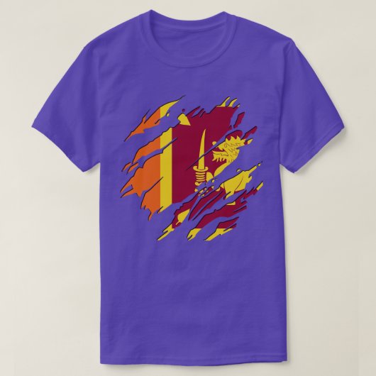 スリランカ Tシャツ (デザイン正面)