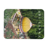スリランカColombo寺院のビューマグネット マグネット (横)