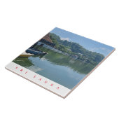 スリランカKandy Lakeビュー陶磁器タイル タイル (側面)