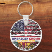 スリランカUSアメリカ合衆国アメリカ合衆国統一された州 キーホルダー (正面)