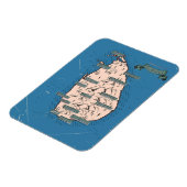 スリラ図解入りの、写真付きのンカの旅行地図 マグネット (左側)