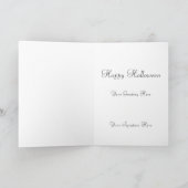 スリリングなハロウィーン カード (内部)