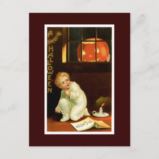 スリリングなハロウィーン ポストカード (正面)