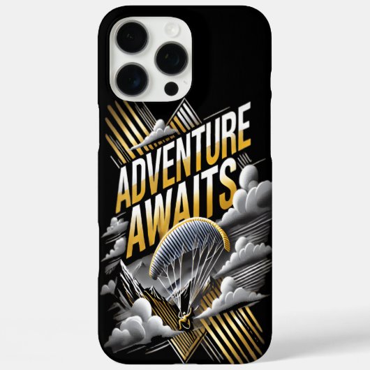 スリリングなパラシュート降下でアドベンチャーが待っている Case-Mate iPhoneケース (裏面)