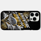 スリリングなパラシュート降下でアドベンチャーが待っている Case-Mate iPhoneケース (裏面 (横))