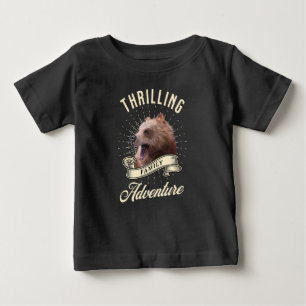 スリリングな家族冒険の熊の荒野 ベビーTシャツ
