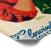 スリリングな愛の雑誌の表紙 ポスター (角)