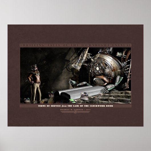 スリリングな物語：サービス条件(24x18") ポスター (正面)