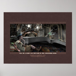 スリリングな物語：物語を教えて(24x18") ポスター