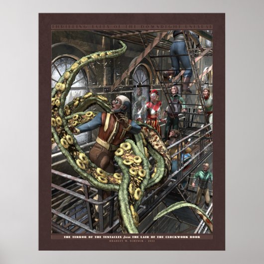 スリリングな物語：触手の恐怖(22x28") ポスター (正面)