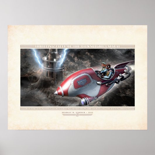 スリリングな物語： Doctor Rognvald's Tower (24x18") ポスター (正面)