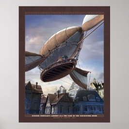 スリリングな物語： Finnegan's Airship (22x28") ポスター