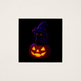 スリリングな黒猫とカボチャ独占的 – ハロウィン