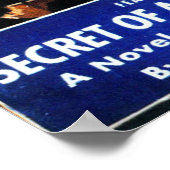 スリリング疑問に思クールヴィンテージパルプ雑誌表紙 ポスター (角)