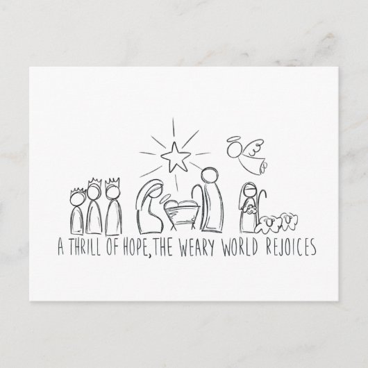 スリルああホープ出生スケッチ シーズンポストカード (正面)