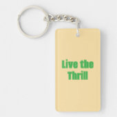 スリルなアクリルキーチェーンを生きる キーホルダー (正面)