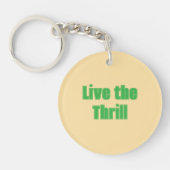 スリルなアクリルキーチェーンを生きる キーホルダー (正面)