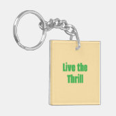 スリルなアクリルキーチェーンを生きる キーホルダー (正面左)