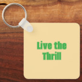 スリルなアクリルキーチェーンを生きる キーホルダー (正面)