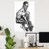 スリルに満ちた服装 ポスター (ホームオフィス)