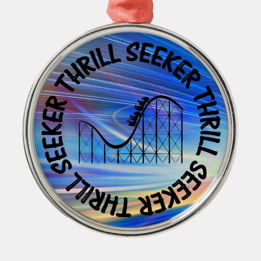 スリルシーカーローラーコースター メタルオーナメント (正面)