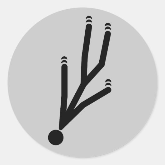 スリル探し ラウンドシール (正面)