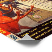 スリル疑問に思に富んだ「人間動物園」のパルプカバー ポスター (角)