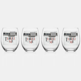 スリル飲み物用品! ステムなしワイングラス