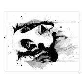 スリンガースパニエル犬ドッグスタンプ ラバースタンプ (インプリント)