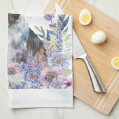 スリンガースパニエル犬ドッグママフローラ キッチンタオル (四つ折り)