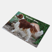 スリンガースパニエル犬 ドアマット (アングル)