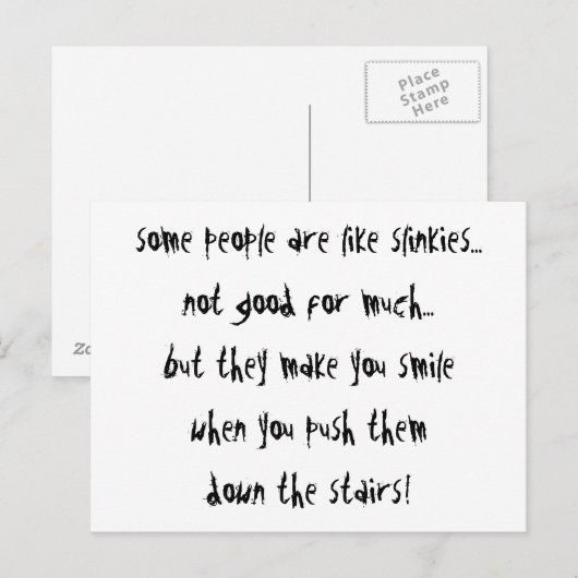 スリンキーズ ポストカード (正面/裏面)