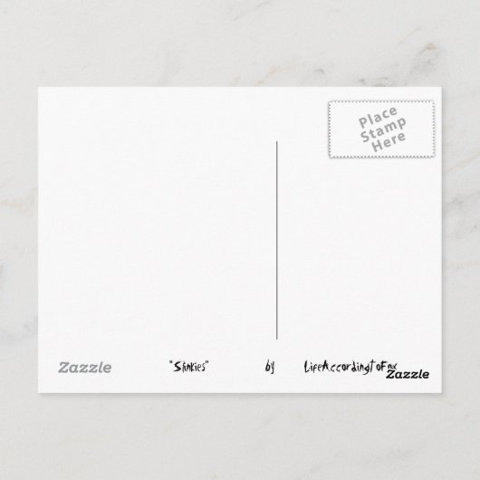 スリンキーズ ポストカード (裏面)