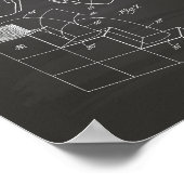 スリンキートイ1946パテントアート – Chalkboard ポスター (角)