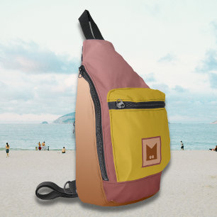 スリングカラフルクロス体バッグ男性へ女性 スリングバッグ