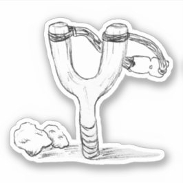 スリングショットとロックスケッチ シール