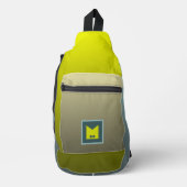 スリングバッグクロスボディモノグラムトレンドカラーソーバッグ スリングバッグ (正面)