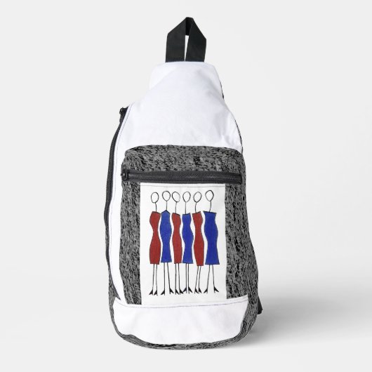 スリングバッグ（手描き） スリングバッグ (正面)