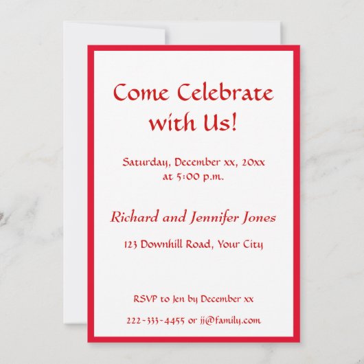 スリング·ドラゴン 招待状 (裏面)