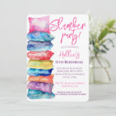 スリンバーティー・ウォーターカラー・クッション 招待状 (スタンド正面)