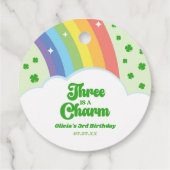 スリーアイズチャームレインボー3歳パーティー フェイバータグ (裏面)