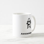 スリーアイボットの素晴らしさ コーヒーマグカップ (正面右)