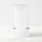 スリーアイボットコギトエルゴサムブラック フロストグラスビールジョッキ (中央)