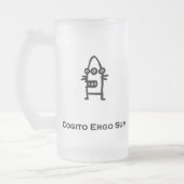 スリーアイボットコギトエルゴサムブラック フロストグラスビールジョッキ (左)