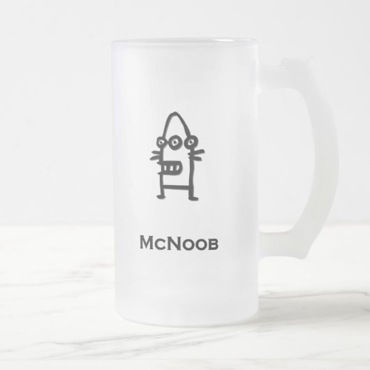 スリーアイボットマクノブ フロストグラスビールジョッキ (右)