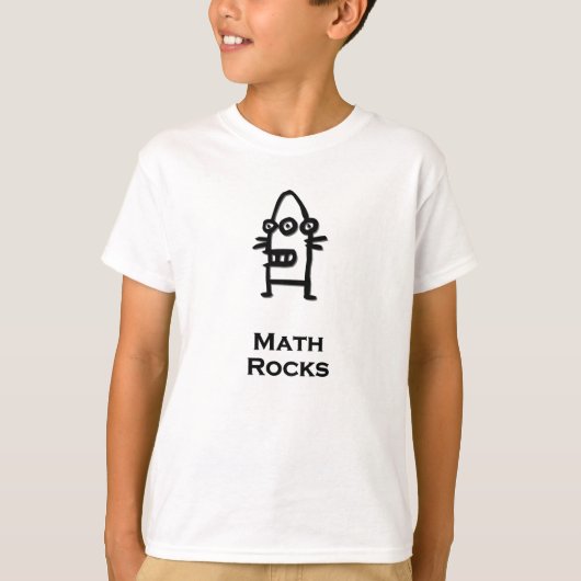スリーアイボット数学の岩石 Tシャツ (正面)