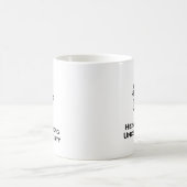 スリーアイボット・ハイゼンベルク不確実性 コーヒーマグカップ (中央)